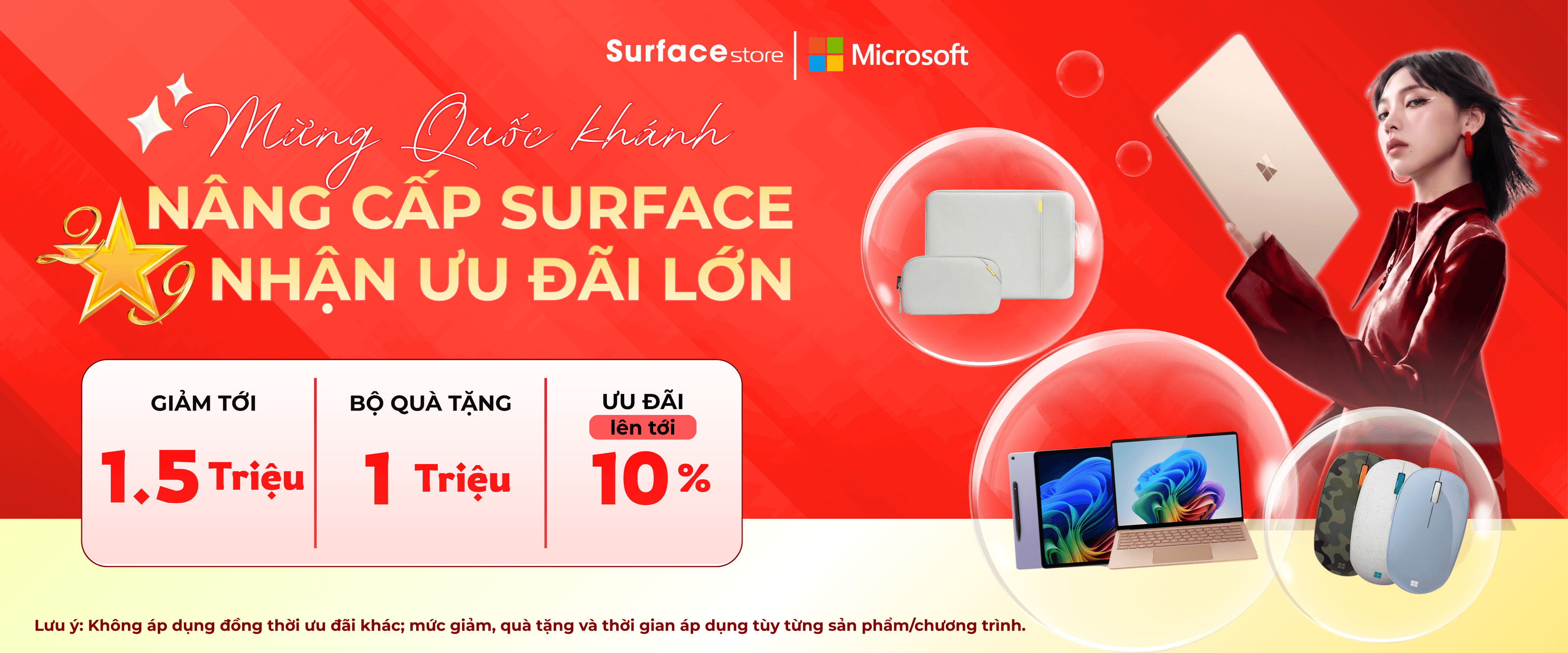 CHƯƠNG TRÌNH ƯU ĐÃI QUỐC KHÁNH 2/9 GIẢM NGAY TỚI 1.500.000 VNĐ