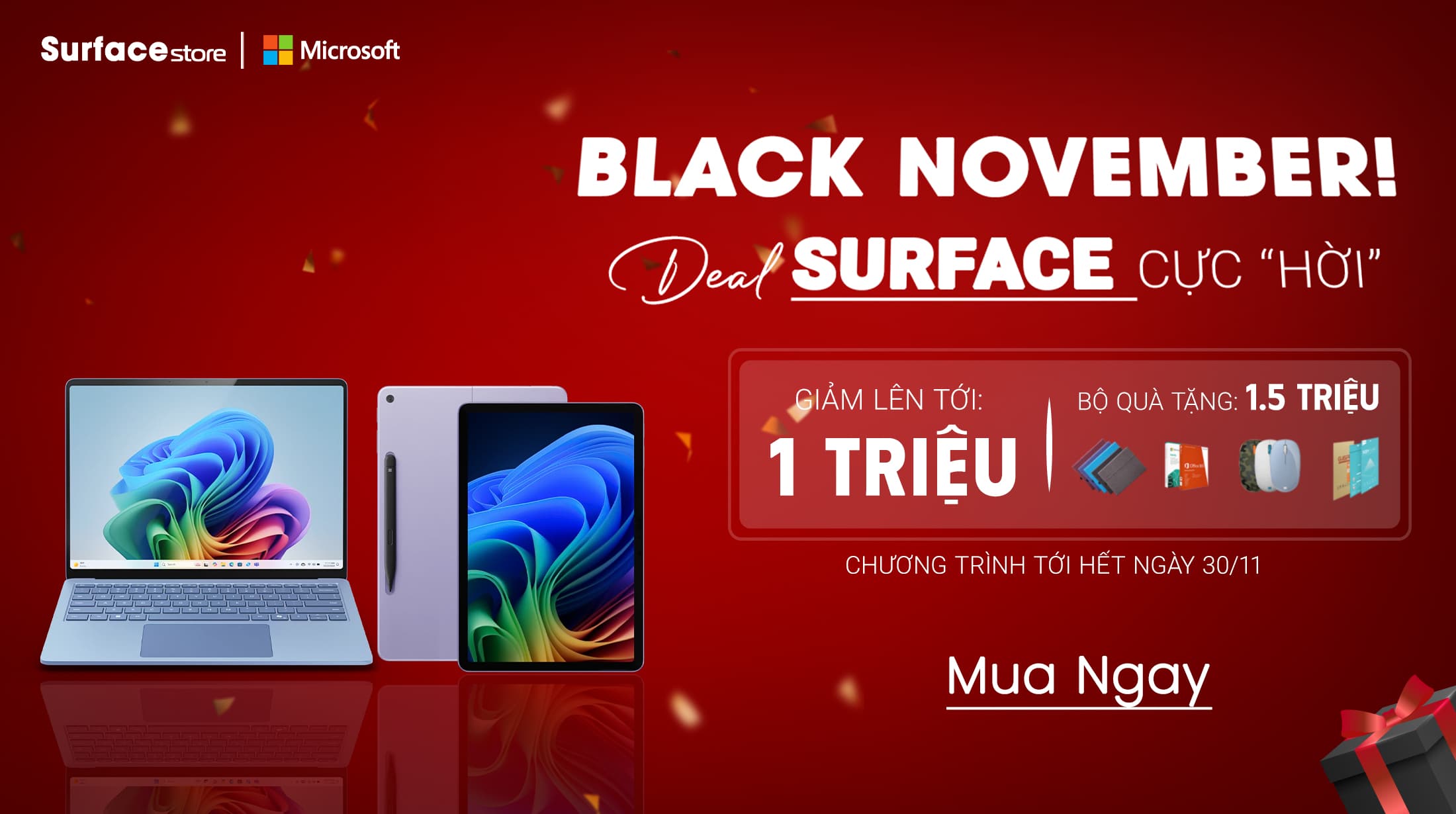 🖤 BLACK NOVEMBER – SỞ HỮU SURFACE VỚI GIÁ TỐT NHẤT NĂM!