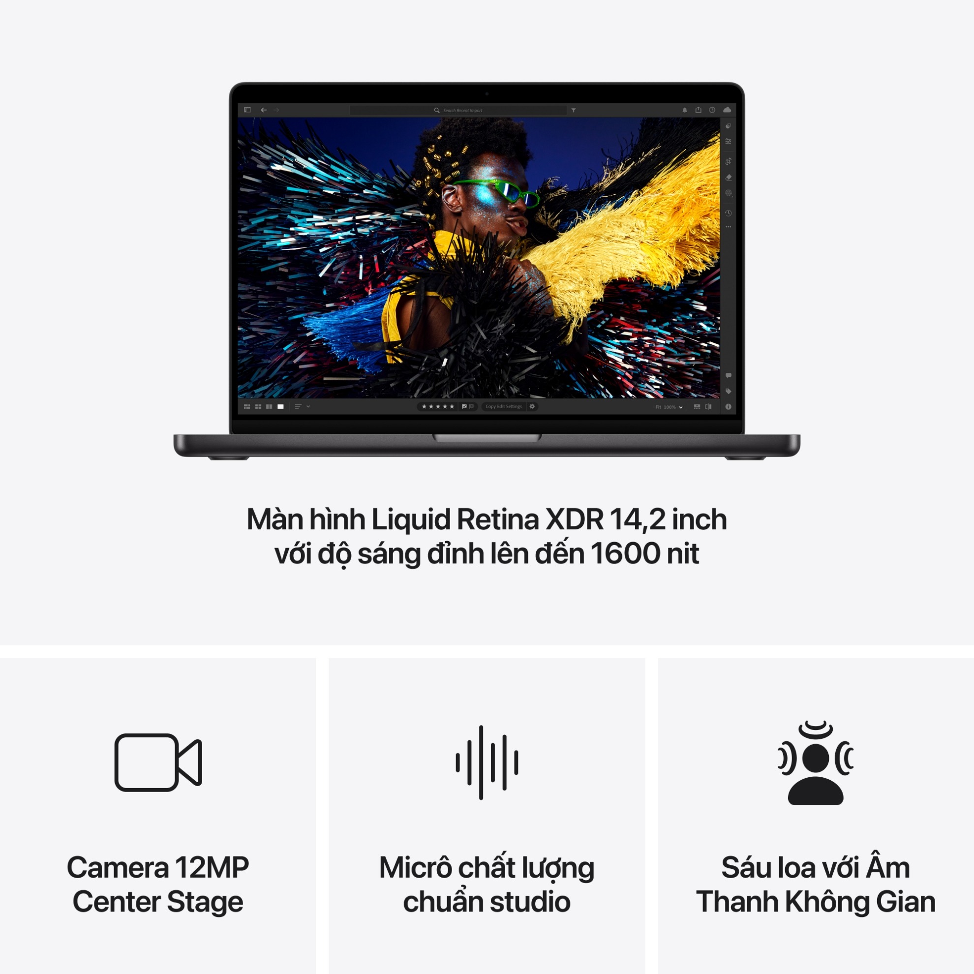 MacBook Pro M4 2024 (16GB RAM/10 core GPU/10 core CPU/512GB SSD) 3