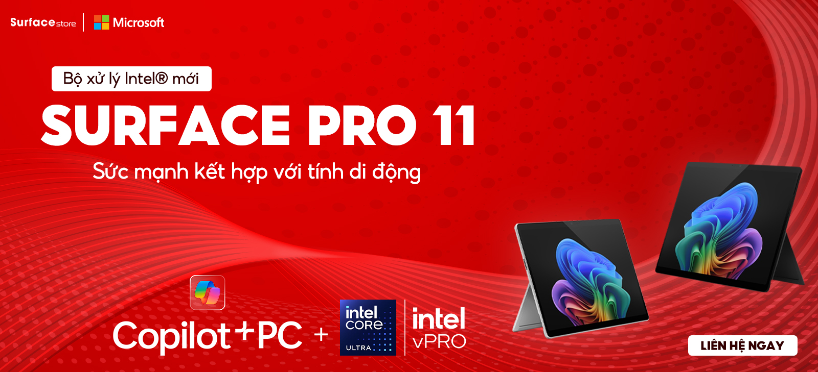 Surface Pro 11 Intel Hiệu suất mạnh mẽ